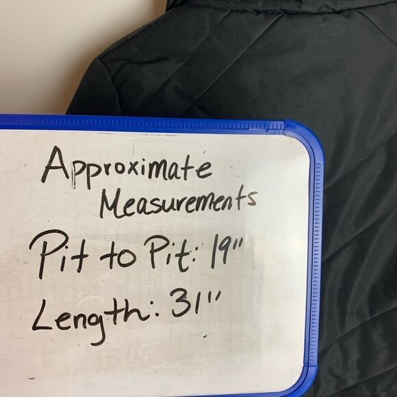 34. Oppenheimer Women’s Black Winter Coat Size Medium (Missing Hood) - Picture 6 of 13